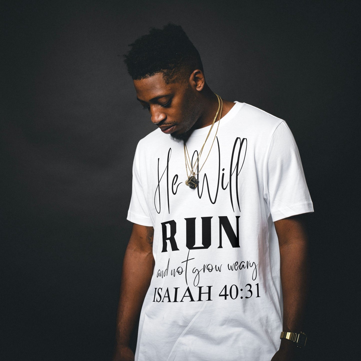 He Will Run and Not Grow Weary Tee