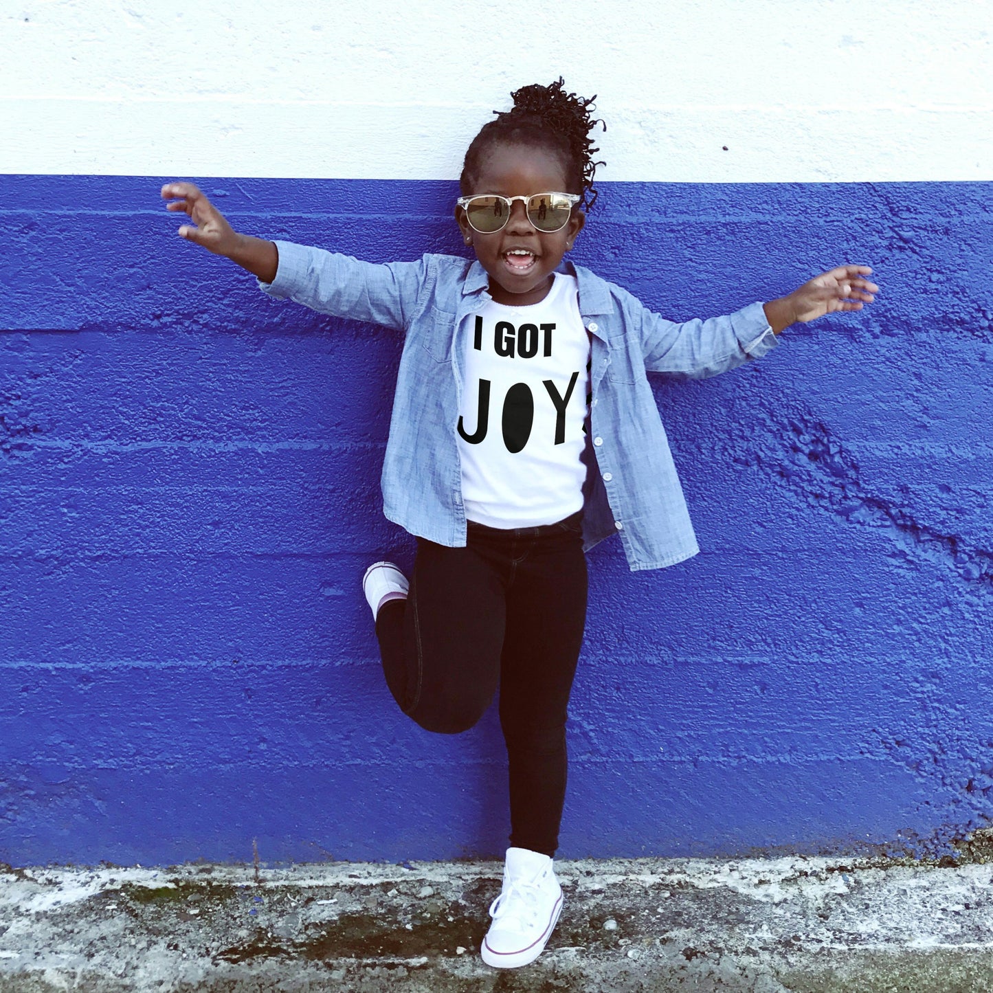 Kids 'I Got Joy' Heavy Cotton Tee