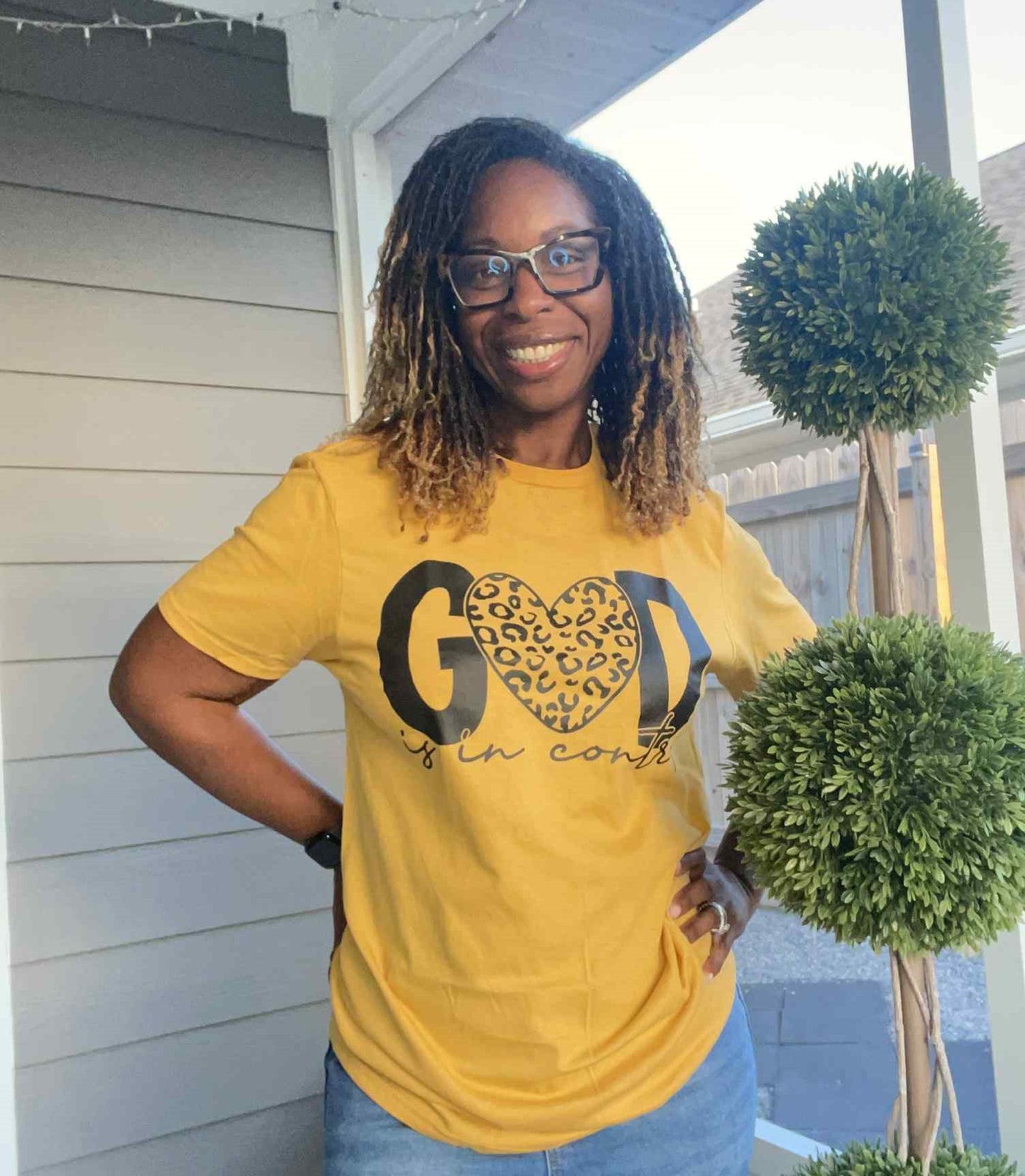 God Is in Control tee