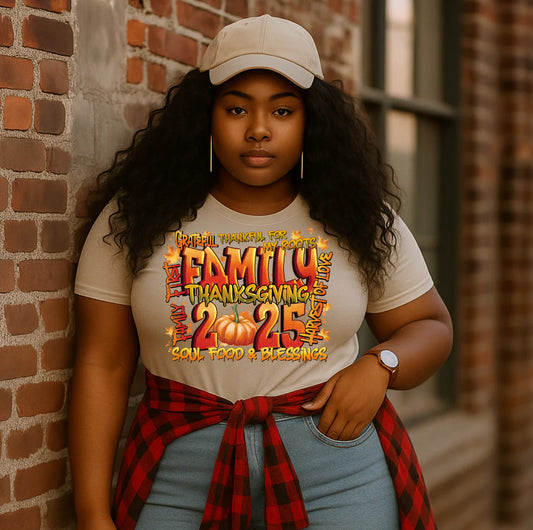 Thanksgiving 2025 themed Tee